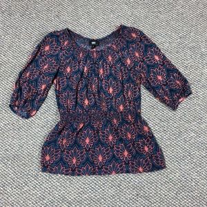 Blousy Peplum Top